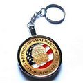 Metal Poker Chip Key Chain 22